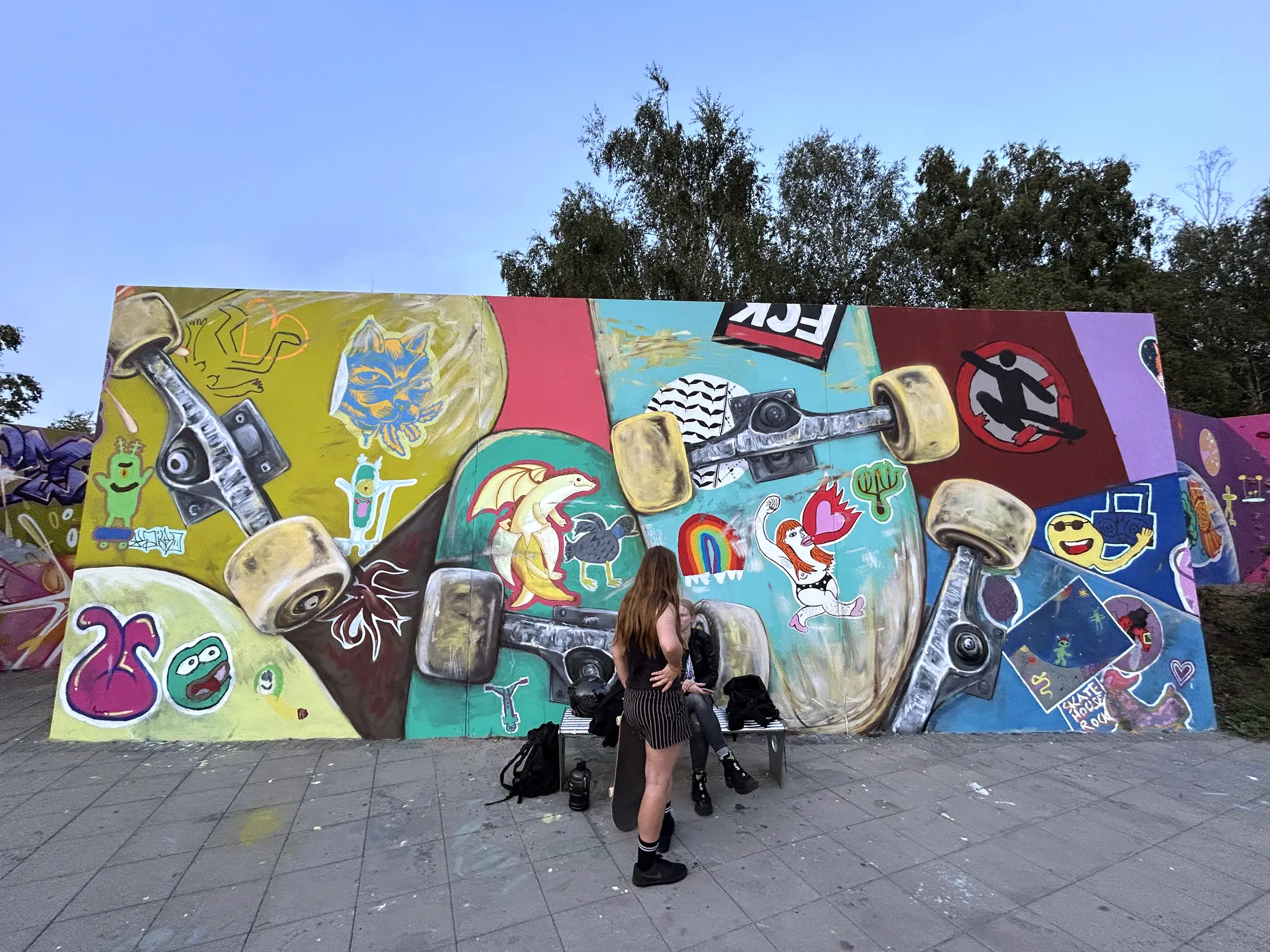 Skate Park Bernau mural